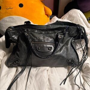 Balenciaga City Bag - Dark grey/Black color